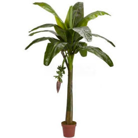 Nearly Natural 6' Banana Silk Tree