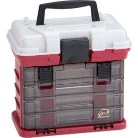 Plano Molding 135402 Drawer Rack System (1) L (4) S Boxes 11""L x 7-1/4""W x 10""H Red/Silver
