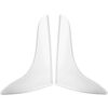 Prime-Line M 6086 Bath Tub Splash Guard 9 in. x 10-3/4 in. Plastic White