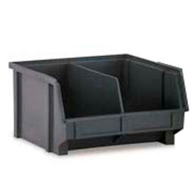 LEWISBins ESD-Safe Hanging & Stacking Part Bin PB10x-XL - W/Divider 4""W x 3-1/2""L x 2""H