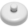 Master Magnetics Ceramic Magnetic Base MHHWP14BX with Knob 14 Lbs. Pull White Enamel Paint