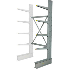 Global Industrial™ Single Sided Heavy Duty Cantilever Add-On Rack 2"" Lip 48""Wx38""Dx96""H