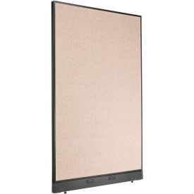 Interion® Electric Office Partition Panel 48-1/4""W x 100""H Tan