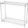 Nexel® 2 Shelf Chrome ESD Wire Shelving Unit Starter 42""W x 18""D x 34""H