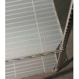 Chadko™ Polypropylene Shelf Liner 42""W x 18""D Translucent
