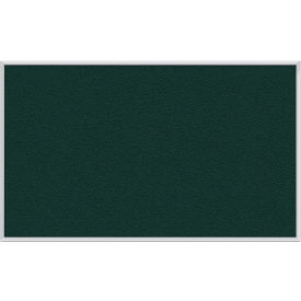 Ghent 60""W x 48""H Vinyl Bulletin Board - Aluminum Frame - Ebony
