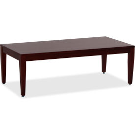 Lorell Solid Wood Coffee Table - Mahogany Finish