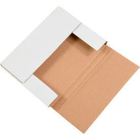 Global Industrial™ Corrugated Easy-Fold Mailers 11-1/8""L x 8-5/8""W x 1""H White