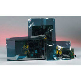 Global Industrial™ Open End Static Shielding Bag 5""W x 3""L 3.1 Mil Transparent Metal 1000/Pk