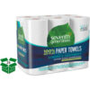 Seventh Generation® 100 Recycled Paper Towel Rolls 2-Ply 11"" x 5.4"" 140 Towels/RL 24 RL/CT