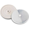 102227 3-1/4"" White Centermount Reflector Plastic Backplate RT-90W