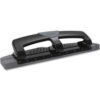 Swingline® 12-Sheet SmartTouch Three-Hole Punch 9/32"" Holes Black/Gray