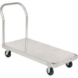 Magliner® Aluminum Platform Truck with Diamond Deck 48 x 30 1400 Lb. Cap.