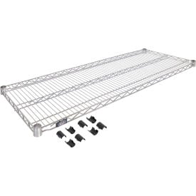 Nexel® S3048S Stainless Steel Wire Shelf 48""W x 30""D