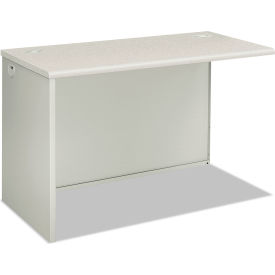 HON® Left Return Shell - 48""W x 24""D x 29-1/2""H - Silver Mesh/Light Gray - 38000 Series
