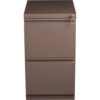 Hirsh Industries® 20"" Deep File/File Mobile Pedestal - Medium Tone