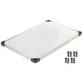 Nexel® S2436SS Stainless Steel Solid Shelf 36""W x 24""D
