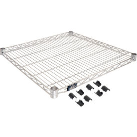 Nexel® S2424C Chrome Wire Shelf 24""W x 24""D