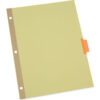 Universal® Deluxe Extended Insertable Tab Indexes 8-Tab 11"" x 8.5"" Assorted Tabs 24 Sets
