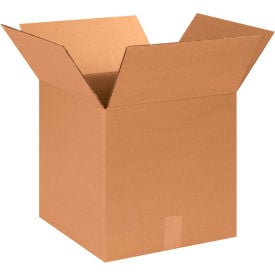 Global Industrial™ Cube Cardboard Corrugated Boxes 14""L x 14""W x 14""H Kraft