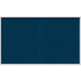 Ghent Bulletin Board - Vinyl - Aluminum Frame - 24""W x 18""H - Navy