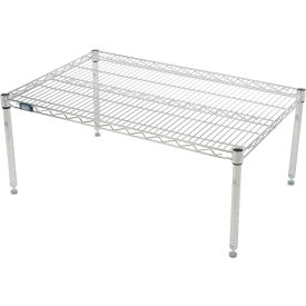 Nexel® Poly-Green™ Wire Dunnage Rack - 36""W x 18""D x 14""H