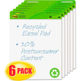 Post-it® Easel Pads Self-Stick Recycled Easel Pads 559RPVAD6 25"" x 30"" White 30 Shts 6/Pack