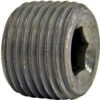 Buyers Hex Socket Plug H3169x4 1/4"" Male Pipe Thread - Min Qty 209