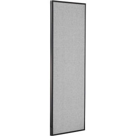 Interion® Office Partition Panel 24-1/4""W x 72""H Gray