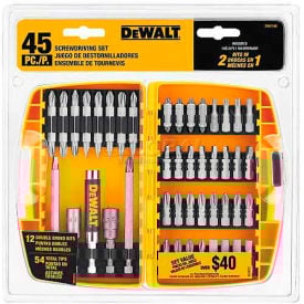 DeWALT® Screwdriving Set w/Toughcase® DW2166 45 Pieces
