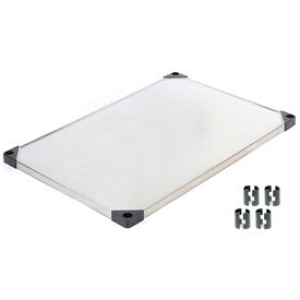 Nexel® S1836SS Stainless Steel Solid Shelf 36""W x 18""D