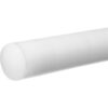 White Acetal Plastic Rod - 1/4"" Diameter x 6 ft. Long