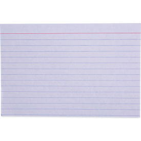 Universal® Ruled Index Cards 4 x 6 White 100/Pack