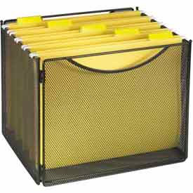 Onyx™ Mesh Desktop Box File 10""D (Qty.6) - Black
