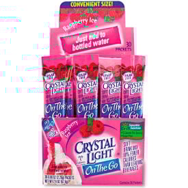 Crystal Light® On-The-Go Mix Sticks Raspberry Ice 0.08 oz. 30/Box