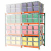 Global Industrial™ Record Storage Rack Add-On Letter Polyethylene Box 48""W x 48""D x 96""H