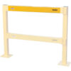 Global Industrial™ Steel Lift-Out Guard Rail Light Duty 6'L Yellow