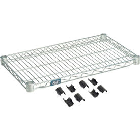 Nexel® S1424Z Poly-Z-Brite® Wire Shelf 24""W x 14""D