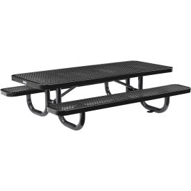 Global Industrial™ 6' Rectangular Kids Picnic Table Expanded Metal Black