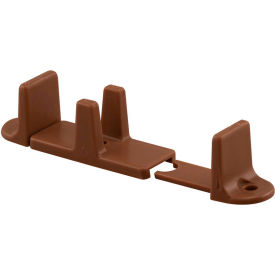 Prime-Line N 7384 Bypass Door Guide 1-Inch High Adjustable Dark Brown(Pack of 2)