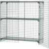 Global Industrial™ 1-Tier 2 Door Wire Mesh Security Locker 60""Wx36""Dx48""H Gray Unassembled
