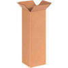 Global Industrial™ Tall Cardboard Corrugated Boxes 6""L x 6""W x 18""H Kraft