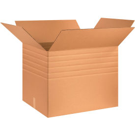 Global Industrial™ Heavy Duty Multi Depth Cardboard Corrugated Boxes 30""L x 24""W x 24""H Kraft