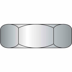Hex Jam Nut - 1/4-28 - Low Carbon Steel - Zinc CR+3 - UNF - Pkg of 200 - Brighton-Best 330350