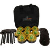FlareAlert Pro Battery Powered LED Emergency 8 Beacon Kit Yellow B8-FP-Y