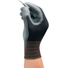 HyFlex® Lite Polyurehtane Coated Gloves Ansell 11-600 Size 7 Black/Gray 1 Pair
