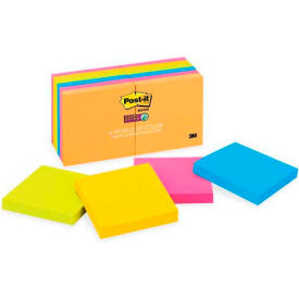 Post-it® Super Sticky Ultra Notes 3 x 3 Assorted Colors 12 Pads/Pack