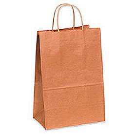 Global Industrial™ Paper Shopping Bags 13""W x 7""D x 17""H Kraft 250/Pack