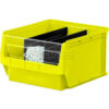 Quantum Plastic Magnum Stacking Bin 12""W x 20""L x 12""H Yellow