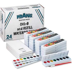 Prang DIX08020 Professional Watercolors 8 Assorted ColorsMasterpack 36/Set